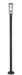 Outdoor Post Mounted Fixture Z-Lite 591PHB-567P-BK Black Helix 1 Light Outdoor Post Mounted Fixture Z-Lite