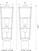 Outdoor Post Mount Fixture Z-Lite 591PHB-BK Black Helix 1 Light Outdoor Post Mount Fixture Z-Lite