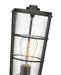 Outdoor Pier Mounted Fixture Z-Lite 591PHM-533PM-BK Black Helix 1 Light Outdoor Pier Mounted Fixture Z-Lite