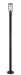 Outdoor Post Mounted Fixture Z-Lite 591PHM-567P-BK Black Helix 1 Light Outdoor Post Mounted Fixture Z-Lite