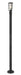 Outdoor Post Mounted Fixture Z-Lite 591PHM-567P-BK Black Helix 1 Light Outdoor Post Mounted Fixture Z-Lite