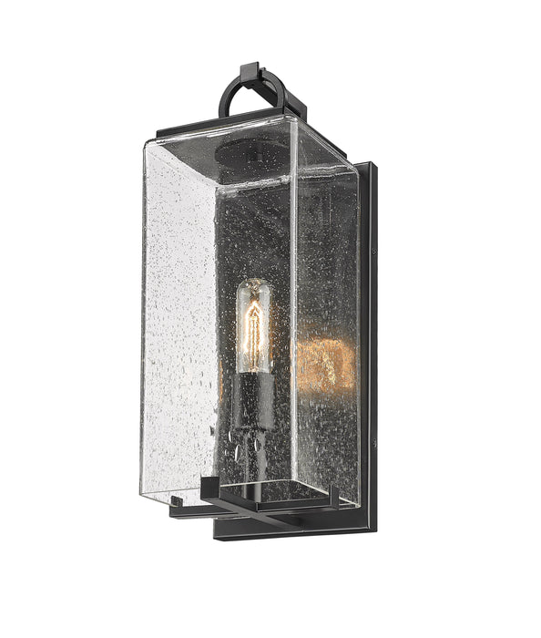 Outdoor Wall Light Z-Lite 592M-BK Black Sana 1 Light Outdoor Wall Light Z-Lite