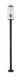Outdoor Post Mounted Fixture Z-Lite 592PHBR-567P-BK Black Sana 3 Light Outdoor Post Mounted Fixture Z-Lite