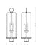 Outdoor Post Mount Fixture Z-Lite 592PHBR-BK Black Sana 3 Light Outdoor Post Mount Fixture Z-Lite