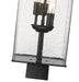 Outdoor Post Mount Fixture Z-Lite 592PHBS-BK Black Sana 3 Light Outdoor Post Mount Fixture Z-Lite