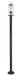 Outdoor Post Mounted Fixture Z-Lite 592PHMR-567P-BK Black Sana 2 Light Outdoor Post Mounted Fixture Z-Lite