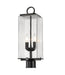 Outdoor Post Mount Fixture Z-Lite 592PHMR-BK Black Sana 2 Light Outdoor Post Mount Fixture Z-Lite