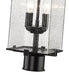 Outdoor Post Mount Fixture Z-Lite 592PHMR-BK Black Sana 2 Light Outdoor Post Mount Fixture Z-Lite