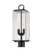 Outdoor Post Mount Fixture Z-Lite 592PHMR-BK Black Sana 2 Light Outdoor Post Mount Fixture Z-Lite