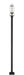Outdoor Post Mounted Fixture Z-Lite 592PHMS-536P-BK Black Sana 2 Light Outdoor Post Mounted Fixture Z-Lite