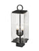 Outdoor Post Mount Fixture Z-Lite 592PHMS-BK Black Sana 2 Light Outdoor Post Mount Fixture Z-Lite