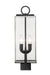 Outdoor Post Mount Fixture Z-Lite 592PHMS-BK Black Sana 2 Light Outdoor Post Mount Fixture Z-Lite