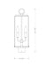 Outdoor Post Mount Fixture Z-Lite 592PHMS-BK Black Sana 2 Light Outdoor Post Mount Fixture Z-Lite
