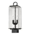 Outdoor Post Mount Fixture Z-Lite 592PHMS-BK Black Sana 2 Light Outdoor Post Mount Fixture Z-Lite