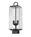 Outdoor Post Mount Fixture Z-Lite 592PHMS-BK Black Sana 2 Light Outdoor Post Mount Fixture Z-Lite