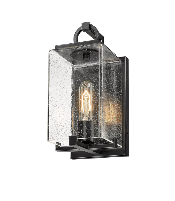 Outdoor Wall Light Z-Lite 592S-BK Black Sana 1 Light Outdoor Wall Light Z-Lite