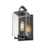 Outdoor Wall Light Z-Lite 592S-BK Black Sana 1 Light Outdoor Wall Light Z-Lite