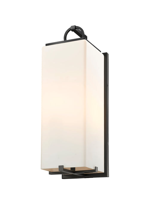 Outdoor Wall Light Z-Lite 593B-BK Black Sana 3 Light Outdoor Wall Light Z-Lite