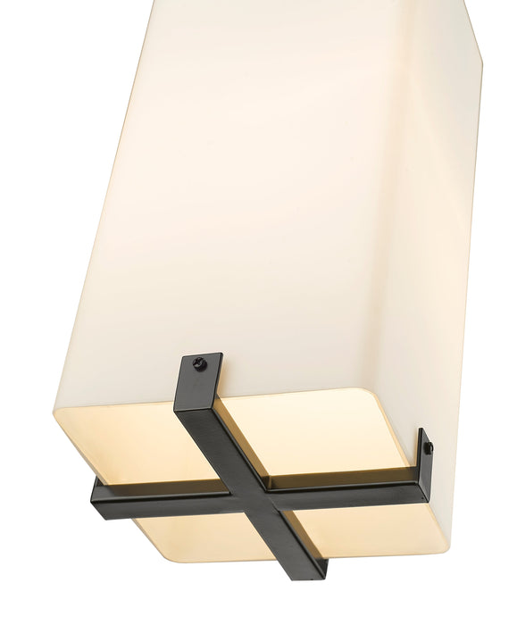 Outdoor Chain Mount Ceiling Fixture Z-Lite 593CHM-BK Black Sana 1 Light Outdoor Chain Mount Ceiling Fixture Z-Lite