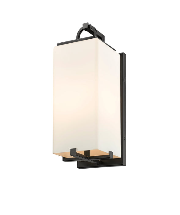 Outdoor Wall Light Z-Lite 593M-BK Black Sana 1 Light Outdoor Wall Light Z-Lite