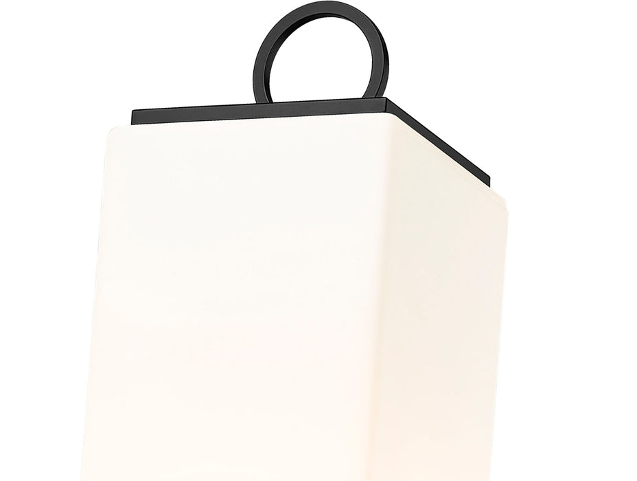 Outdoor Pier Mounted Fixture Z-Lite 593PHBR-533PM-BK Black Sana 3 Light Outdoor Pier Mounted Fixture Z-Lite