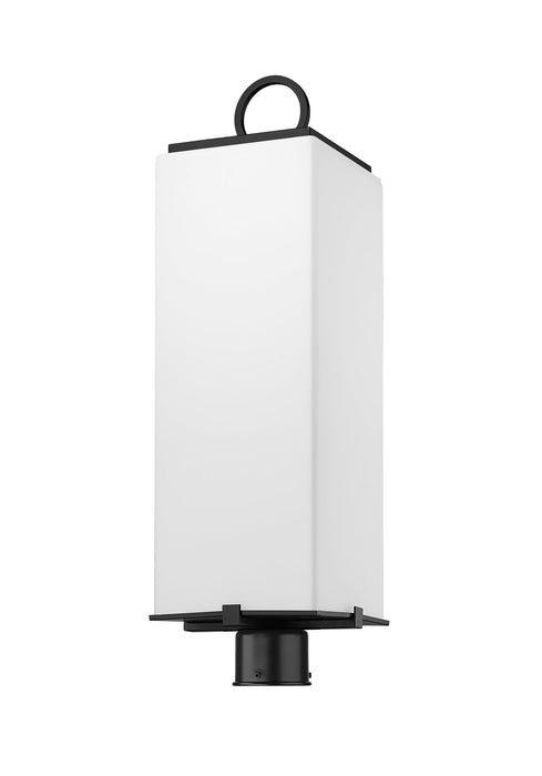 Outdoor Post Mount Fixture Z-Lite 593PHBR-BK Black Sana 3 Light Outdoor Post Mount Fixture Z-Lite