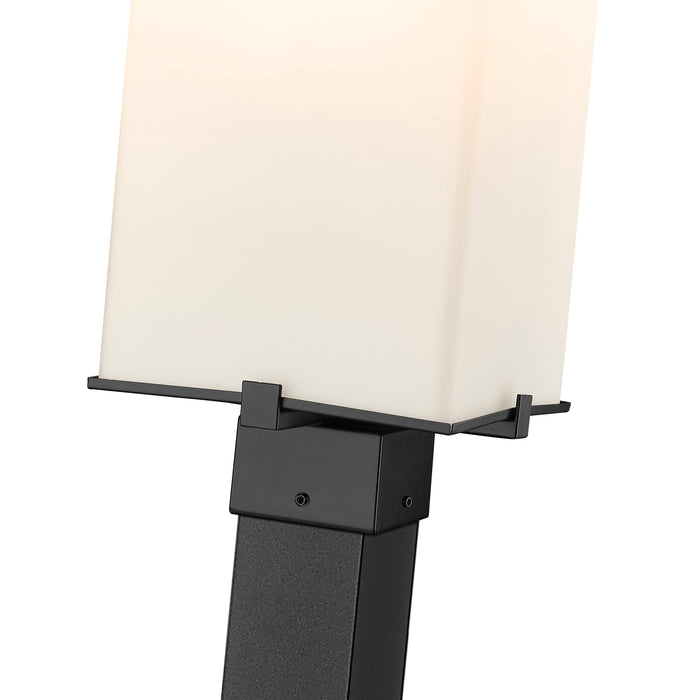 Outdoor Post Mounted Fixture Z-Lite 593PHBS-536P-BK Black Sana 3 Light Outdoor Post Mounted Fixture Z-Lite