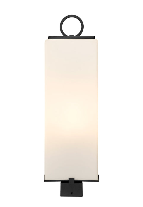 Outdoor Post Mount Fixture Z-Lite 593PHBS-BK Black Sana 3 Light Outdoor Post Mount Fixture Z-Lite