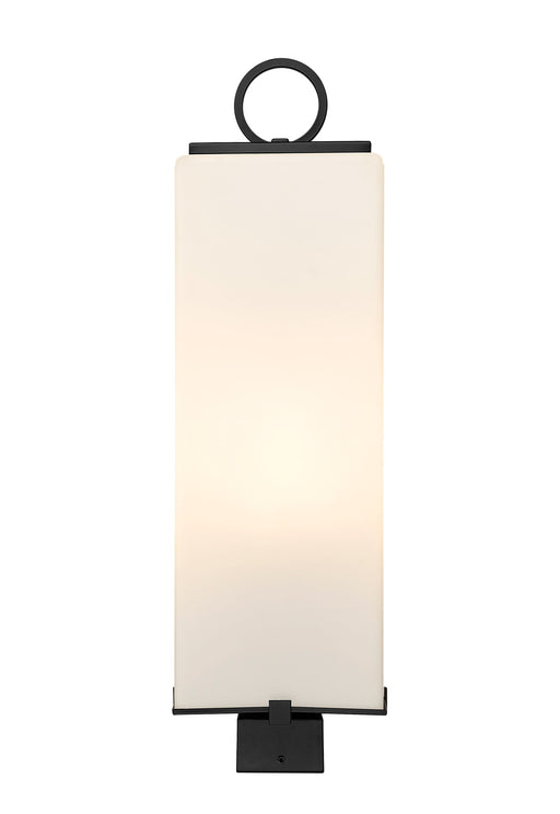 Outdoor Post Mount Fixture Z-Lite 593PHBS-BK Black Sana 3 Light Outdoor Post Mount Fixture Z-Lite