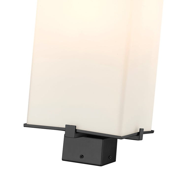 Outdoor Post Mount Fixture Z-Lite 593PHBS-BK Black Sana 3 Light Outdoor Post Mount Fixture Z-Lite