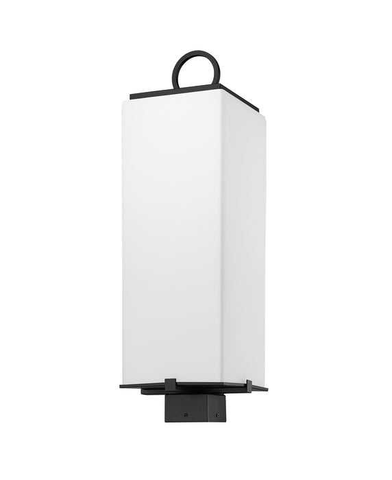 Outdoor Post Mount Fixture Z-Lite 593PHBS-BK Black Sana 3 Light Outdoor Post Mount Fixture Z-Lite