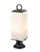 Outdoor Pier Mounted Fixture Z-Lite 593PHMR-553PM-BK Black Sana 2 Light Outdoor Pier Mounted Fixture Z-Lite