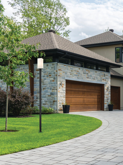 Outdoor Post Mounted Fixture Z-Lite 593PHMR-567P-BK Black Sana 2 Light Outdoor Post Mounted Fixture Z-Lite