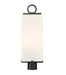 Outdoor Post Mount Fixture Z-Lite 593PHMR-BK Black Sana 2 Light Outdoor Post Mount Fixture Z-Lite