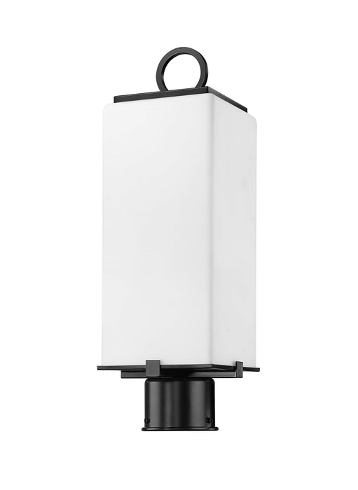 Outdoor Post Mount Fixture Z-Lite 593PHMR-BK Black Sana 2 Light Outdoor Post Mount Fixture Z-Lite