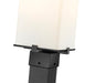 Outdoor Post Mounted Fixture Z-Lite 593PHMS-536P-BK Black Sana 2 Light Outdoor Post Mounted Fixture Z-Lite