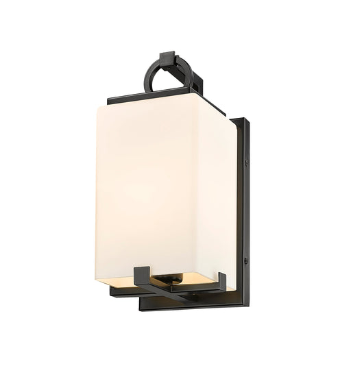 Outdoor Wall Light Z-Lite 593S-BK Black Sana 1 Light Outdoor Wall Light Z-Lite