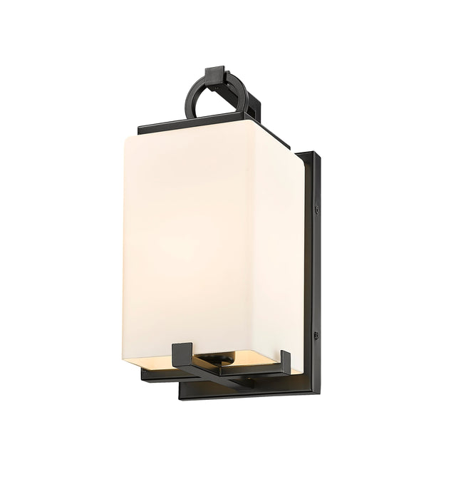 Outdoor Wall Light Z-Lite 593S-BK Black Sana 1 Light Outdoor Wall Light Z-Lite