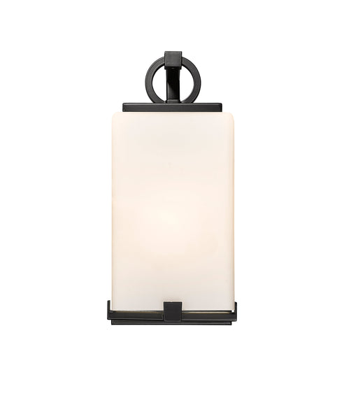 Outdoor Wall Light Z-Lite 593S-BK Black Sana 1 Light Outdoor Wall Light Z-Lite