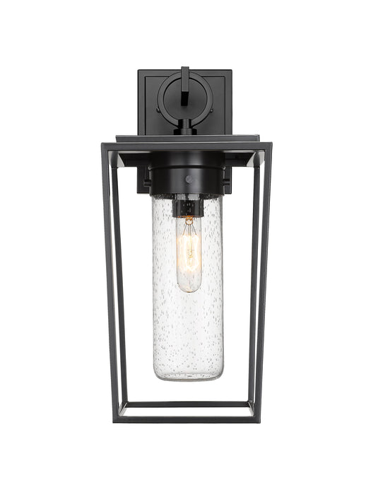 Outdoor Wall Light Z-Lite 594M-BK Black Sheridan 1 Light Outdoor Wall Light Z-Lite