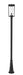 Outdoor Post Mounted Fixture Z-Lite 594PHBR-519P-BK Black Sheridan 1 Light Outdoor Post Mounted Fixture Z-Lite