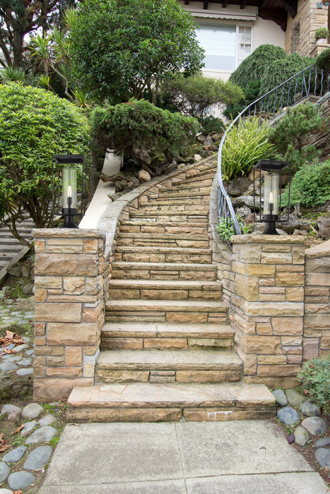 Outdoor Pier Mounted Fixture Z-Lite 594PHBR-553PM-BK Black Sheridan 1 Light Outdoor Pier Mounted Fixture Z-Lite