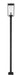 Outdoor Post Mounted Fixture Z-Lite 594PHBS-536P-BK Black Sheridan 1 Light Outdoor Post Mounted Fixture Z-Lite