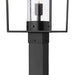 Outdoor Post Mounted Fixture Z-Lite 594PHBS-536P-BK Black Sheridan 1 Light Outdoor Post Mounted Fixture Z-Lite