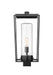 Outdoor Post Mount Fixture Z-Lite 594PHBS-BK Black Sheridan 1 Light Outdoor Post Mount Fixture Z-Lite