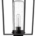 Outdoor Post Mounted Fixture Z-Lite 594PHMR-519P-BK Black Sheridan 1 Light Outdoor Post Mounted Fixture Z-Lite