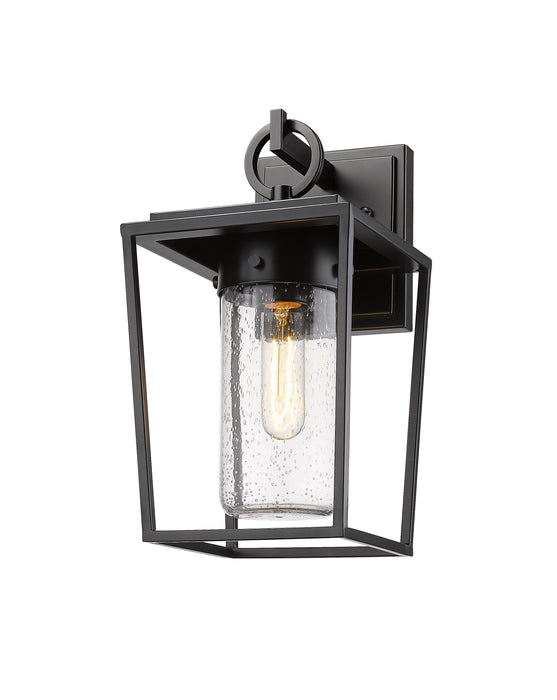 Outdoor Wall Light Z-Lite 594S-BK Black Sheridan 1 Light Outdoor Wall Light Z-Lite