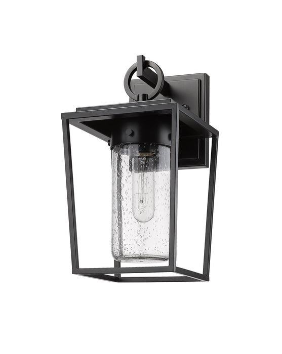 Outdoor Wall Light Z-Lite 594S-BK Black Sheridan 1 Light Outdoor Wall Light Z-Lite