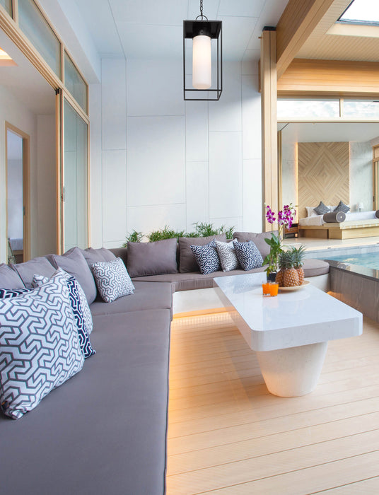 Outdoor Chain Mount Ceiling Fixture Z-Lite 595CHB-BK Black Sheridan 1 Light Outdoor Chain Mount Ceiling Fixture Z-Lite