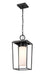 Outdoor Chain Mount Ceiling Fixture Z-Lite 595CHM-BK Black Sheridan 1 Light Outdoor Chain Mount Ceiling Fixture Z-Lite